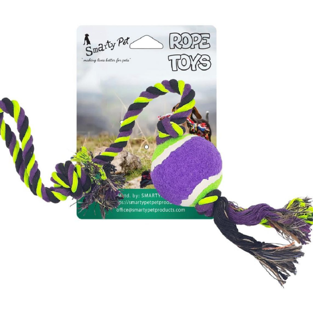 Rope Toy with Tennis Ball