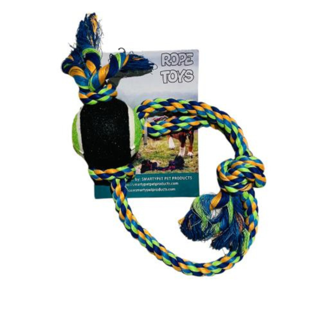 Rope Toy with Tennis Ball